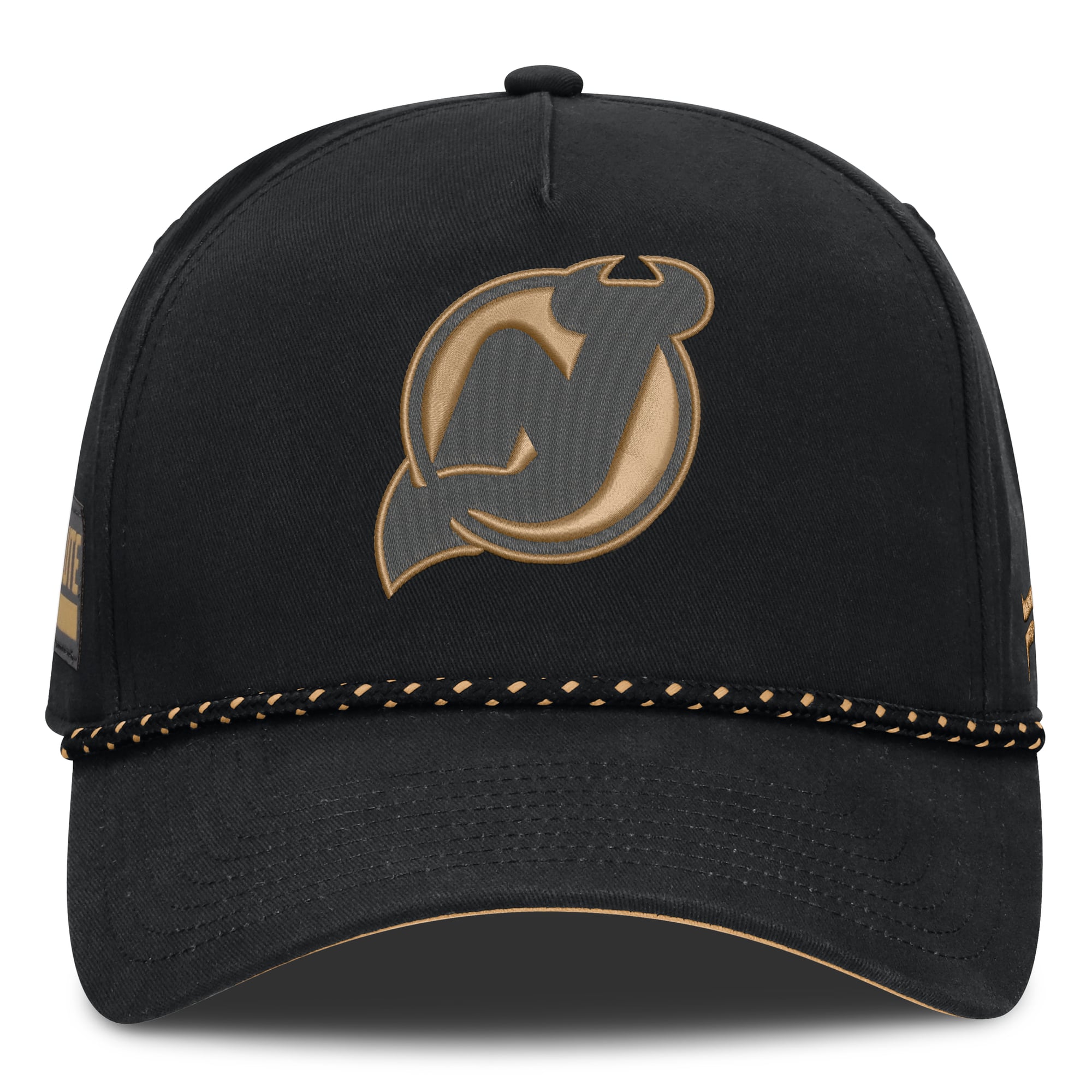 Men's Fanatics Black New Jersey Devils Military Appreciation Authentic Pro A-Frame Adjustable Hat